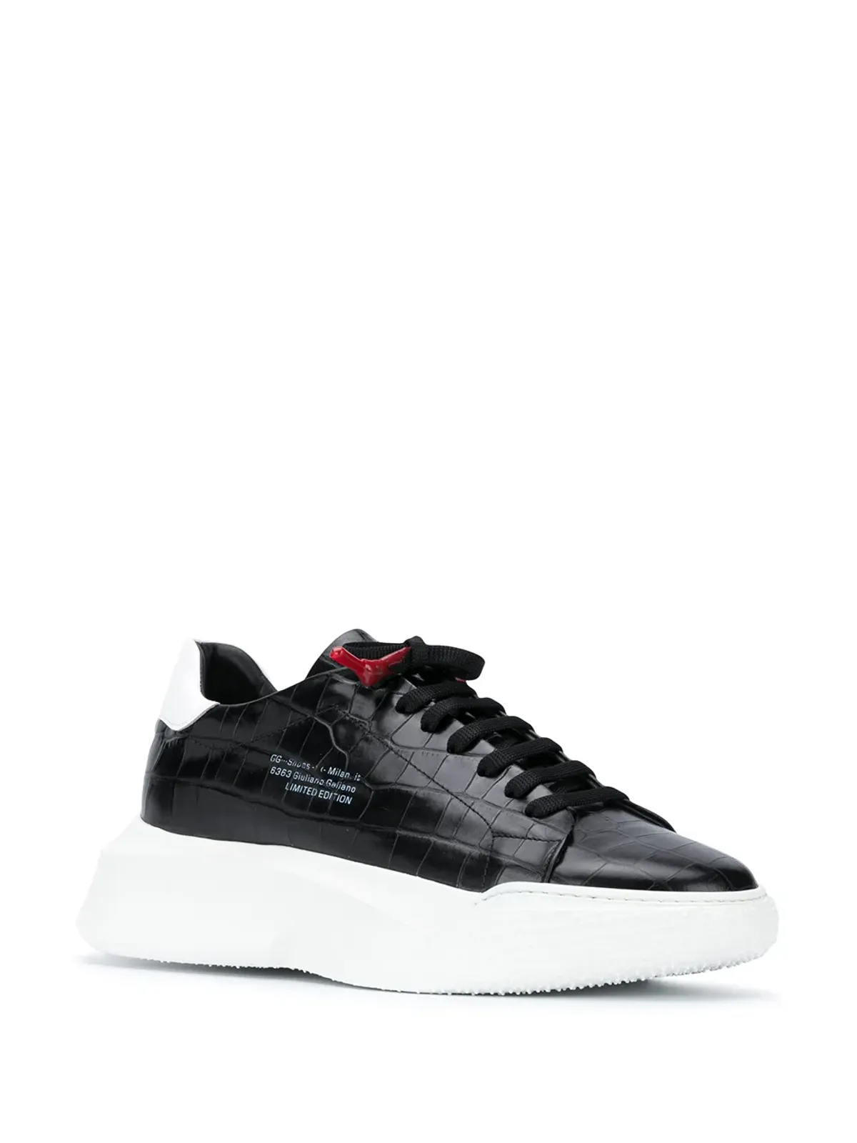 Giuliano Galiano crocodile-embossed Nemesis sneakers - 画像2