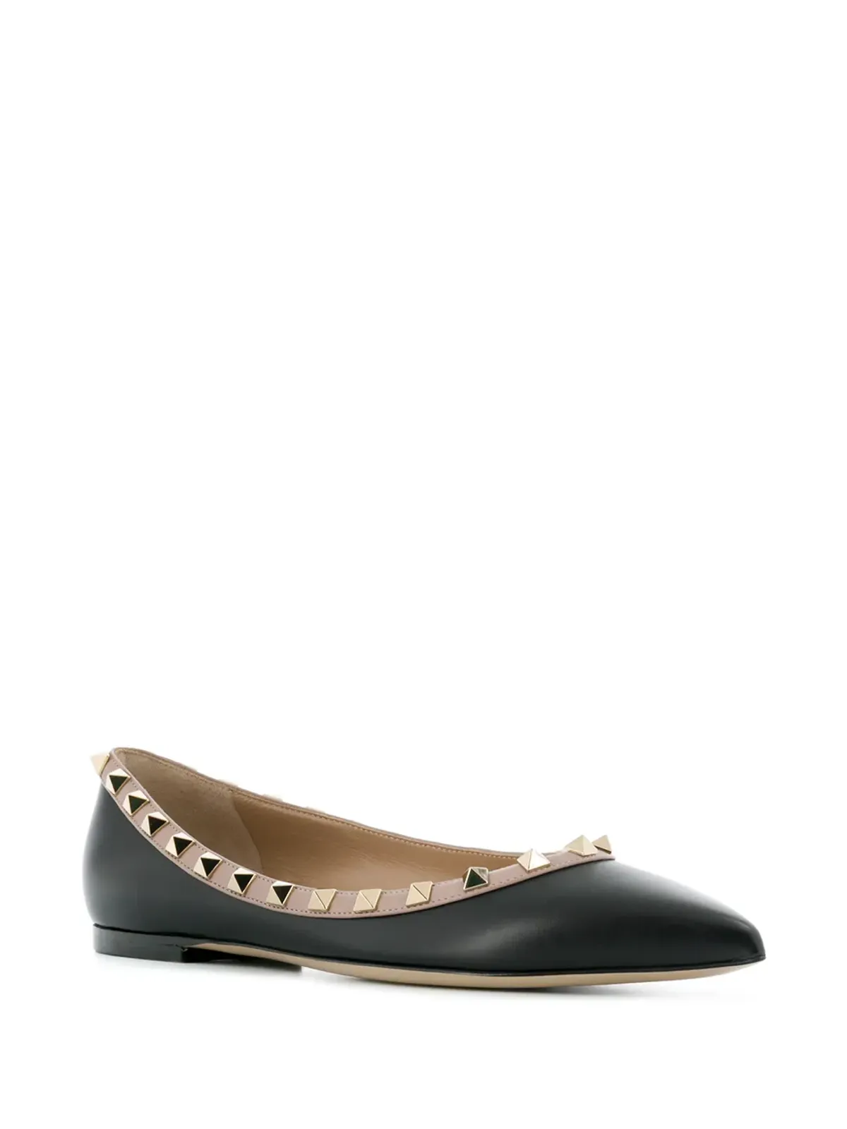Valentino Garavani Rockstud装飾 バレリーナシューズ - 画像2