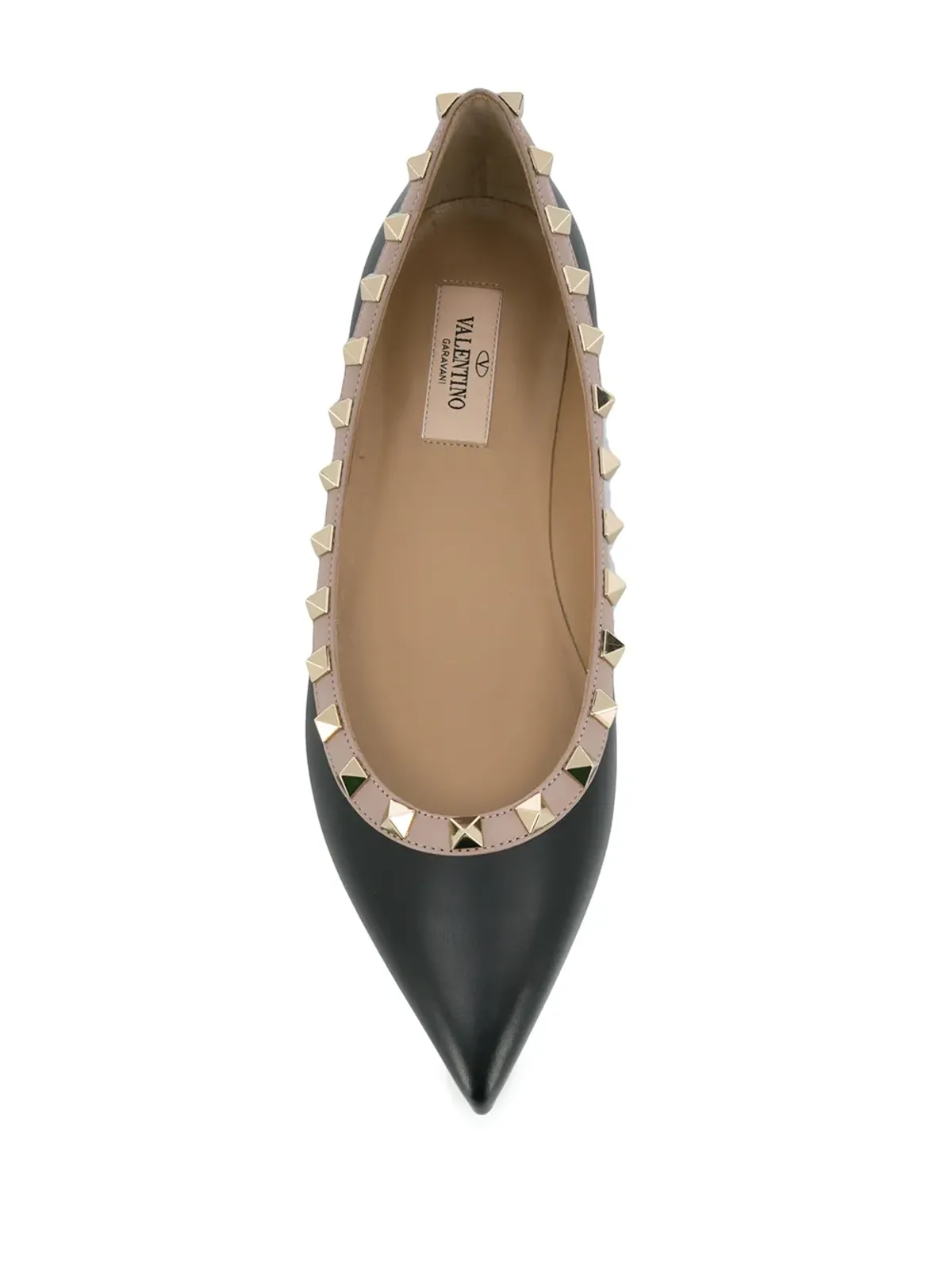 Valentino Garavani Rockstud装飾 バレリーナシューズ - 画像4