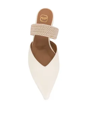 Malone Souliers Maisie flat mules - White - サムネイル4