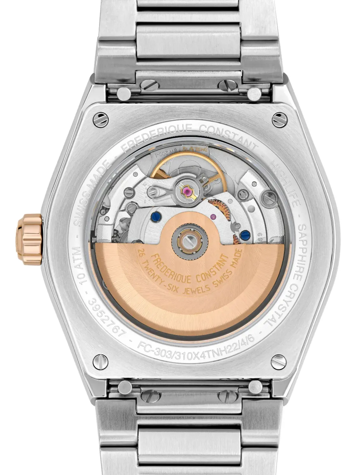 Frederique Constant ハイライフ 自動巻 COSC シルバー - 画像3