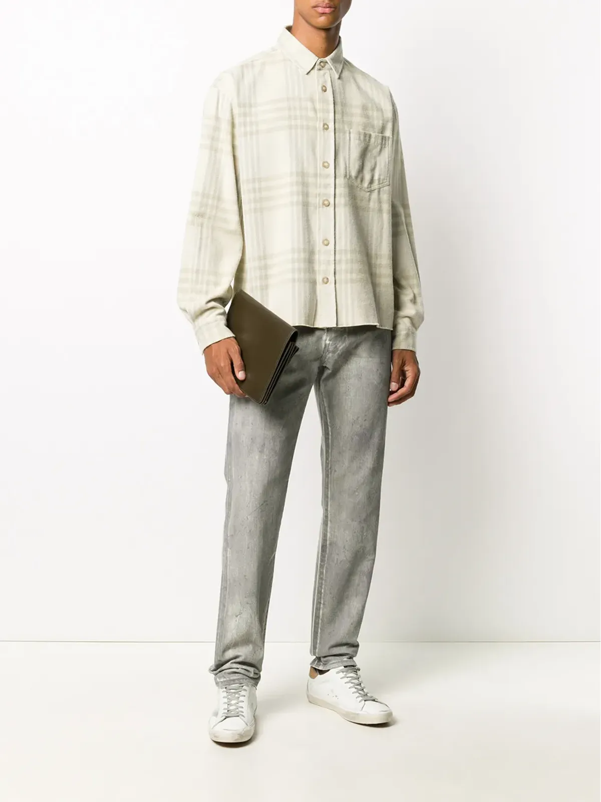 John Elliott コーティングデニムジーンズ - 画像2