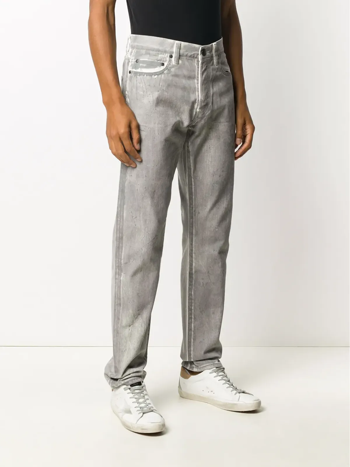 John Elliott コーティングデニムジーンズ - 画像3