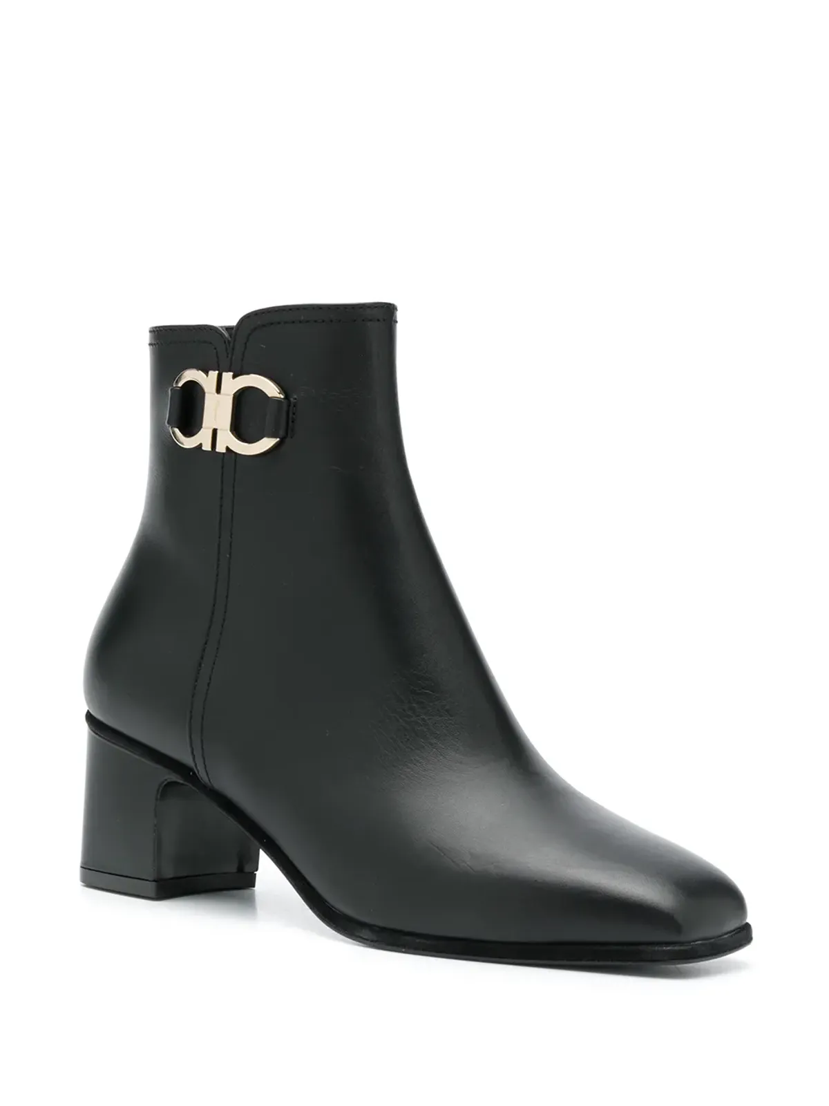 Ferragamo レザー アンクルブーツ - 画像2
