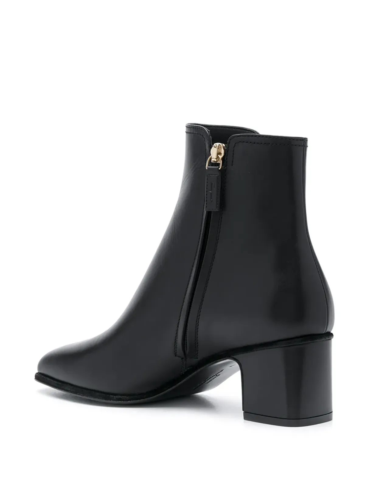 Ferragamo レザー アンクルブーツ - 画像3