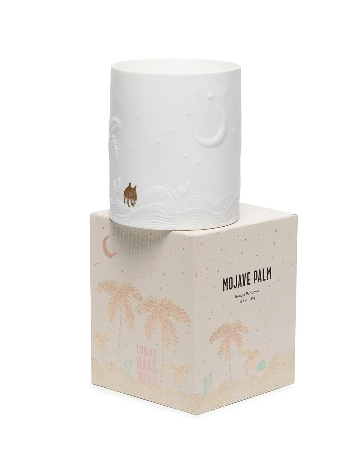 L'Objet Haas Mojave Palm キャンドル - White - 画像2