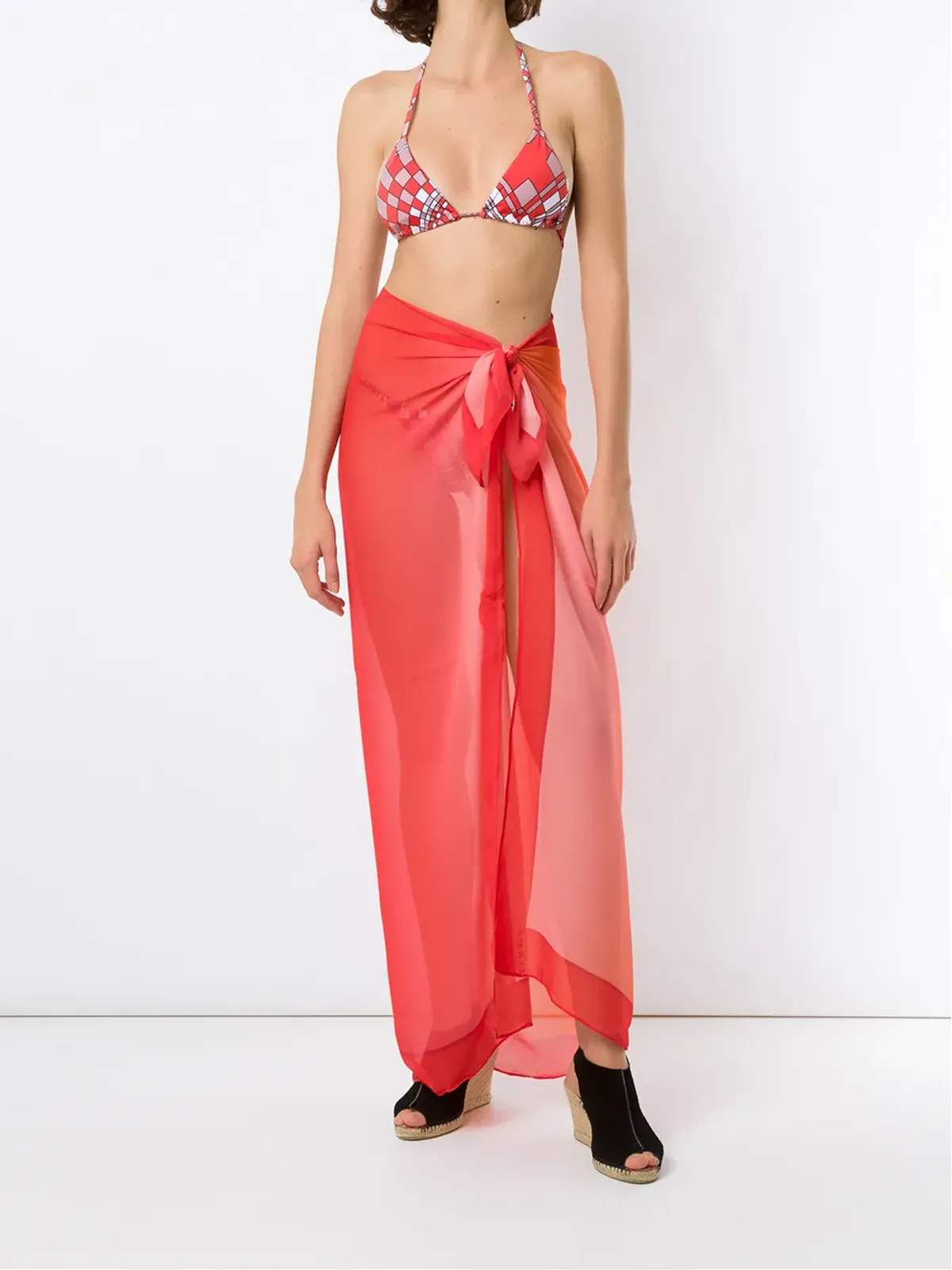 Amir Slama Geométrico triangle bikini set - 画像2