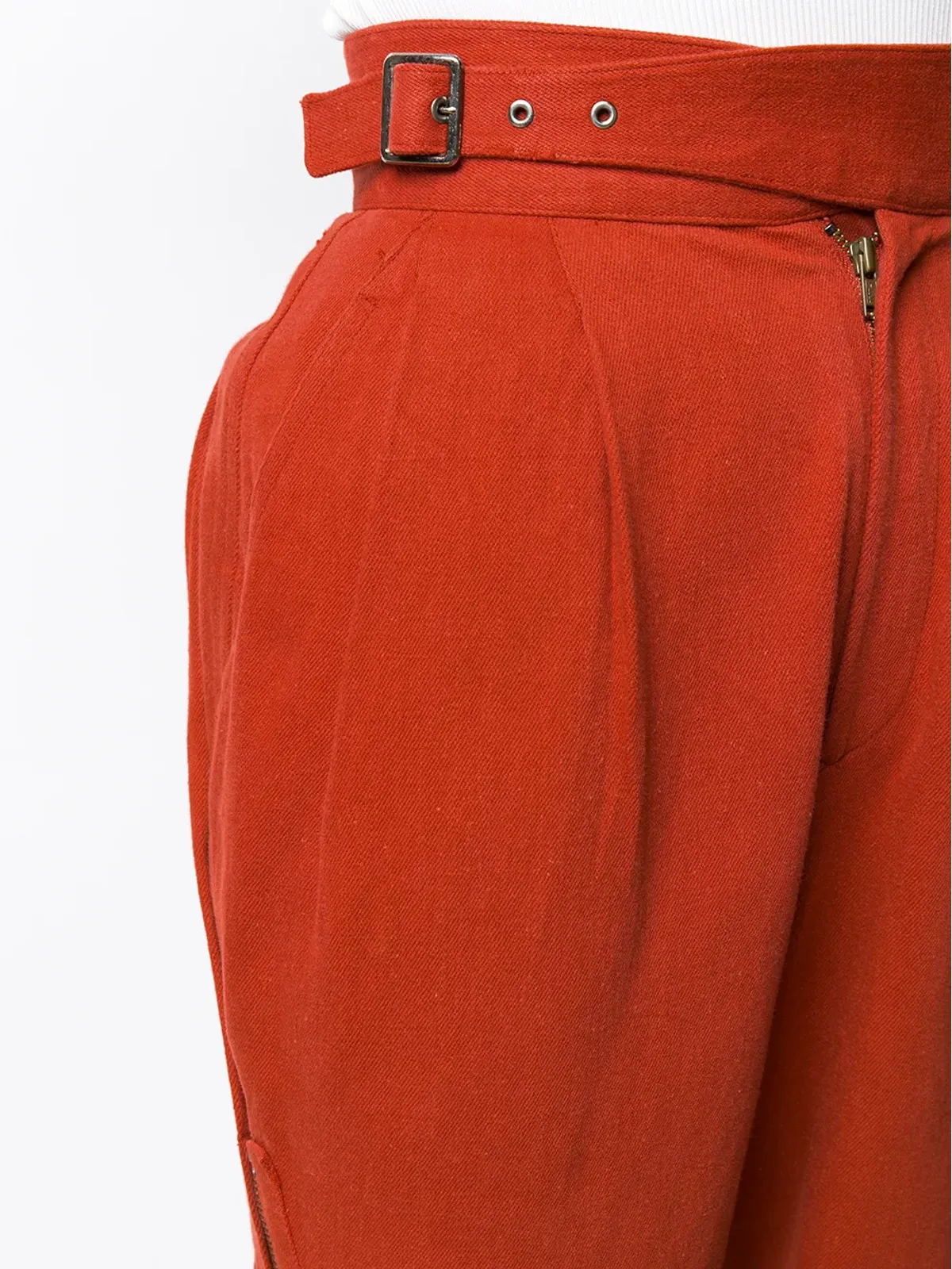Issey Miyake Pre-Owned 1980年代 ハイウエストパンツ - 画像5