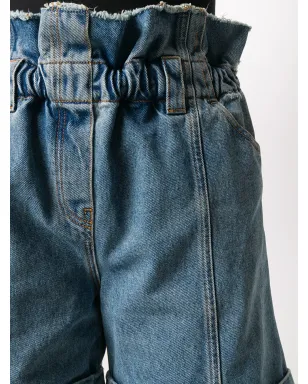 Philosophy Di Lorenzo Serafini ペーパーバッグデニムショーツ - サムネイル5