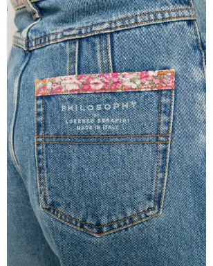Philosophy Di Lorenzo Serafini 高腰マムジーンズ ブルー - サムネイル5