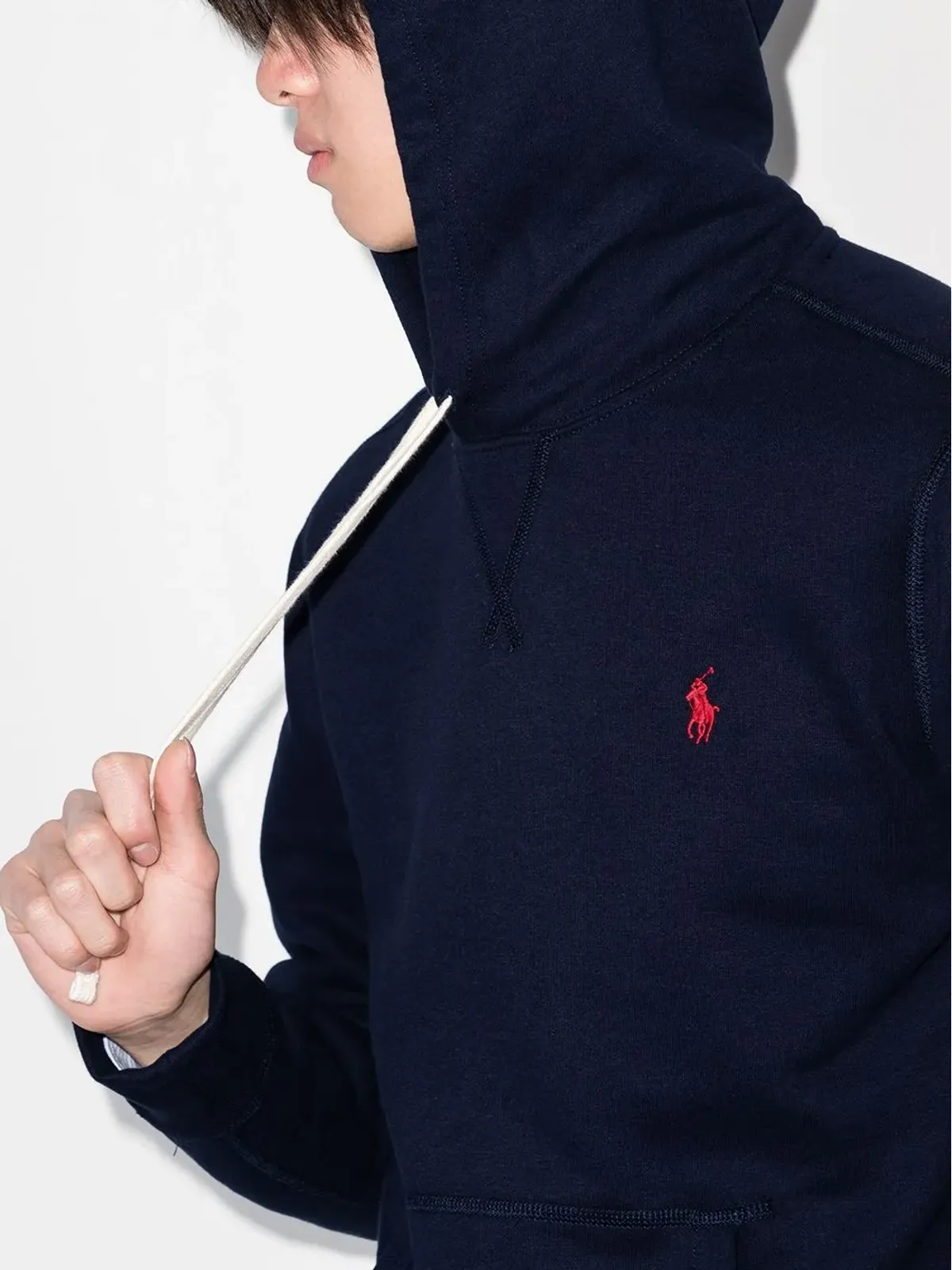 Polo Ralph Lauren ブルーのフード付きパーカー - 画像4
