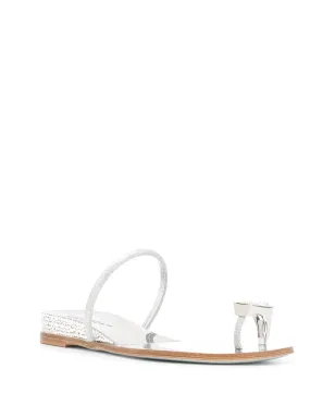 Casadei クリスタル トゥストラップ サンダル - サムネイル2