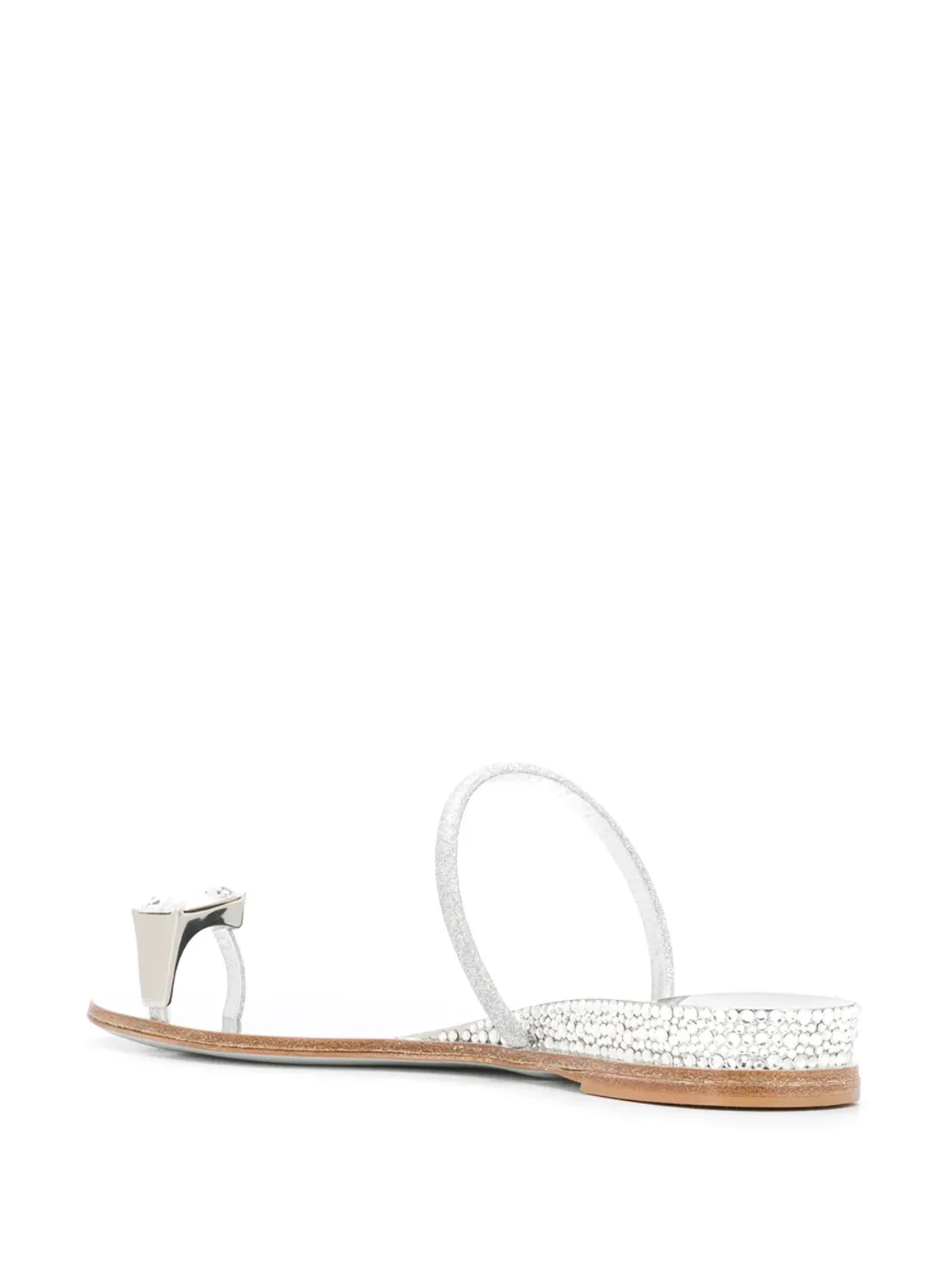 Casadei クリスタル トゥストラップ サンダル - 画像3