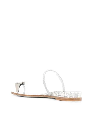 Casadei クリスタル トゥストラップ サンダル - サムネイル3