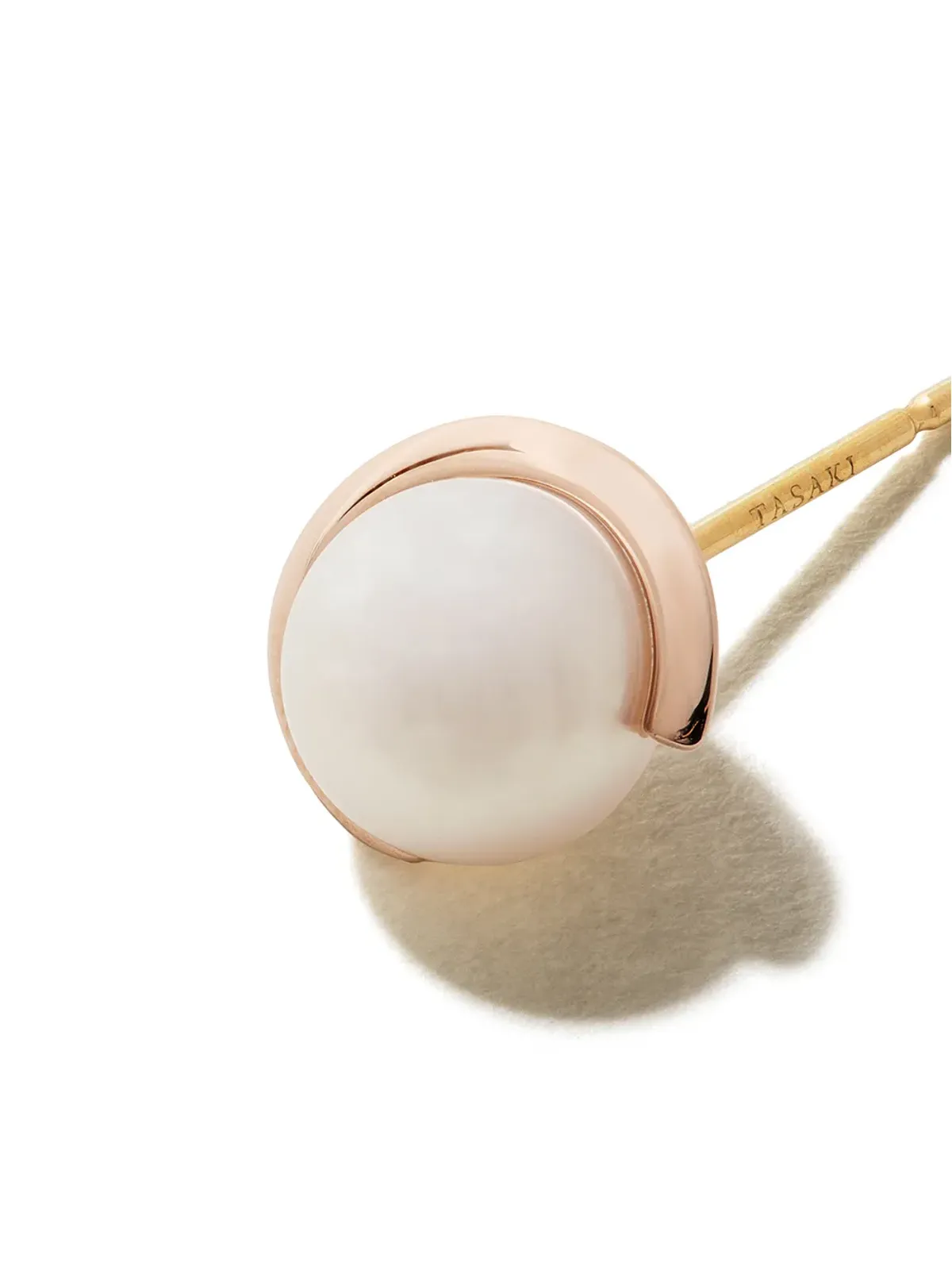 TASAKI 18K ローズゴールド アコヤ真珠 ピアス - ピンク - 画像3