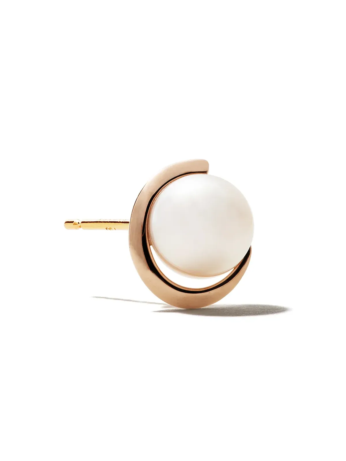 TASAKI 18K ローズゴールド アコヤ真珠 ピアス - ピンク - 画像4