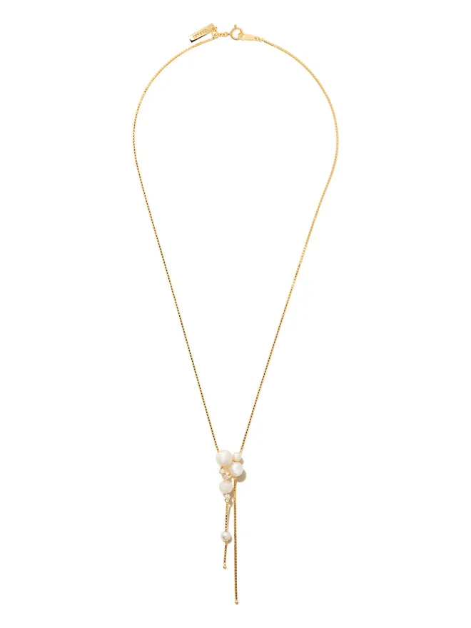 TASAKI TASAKI 18kt イエローゴールド アコヤ真珠とダイヤモンド ネックレスの商品画像