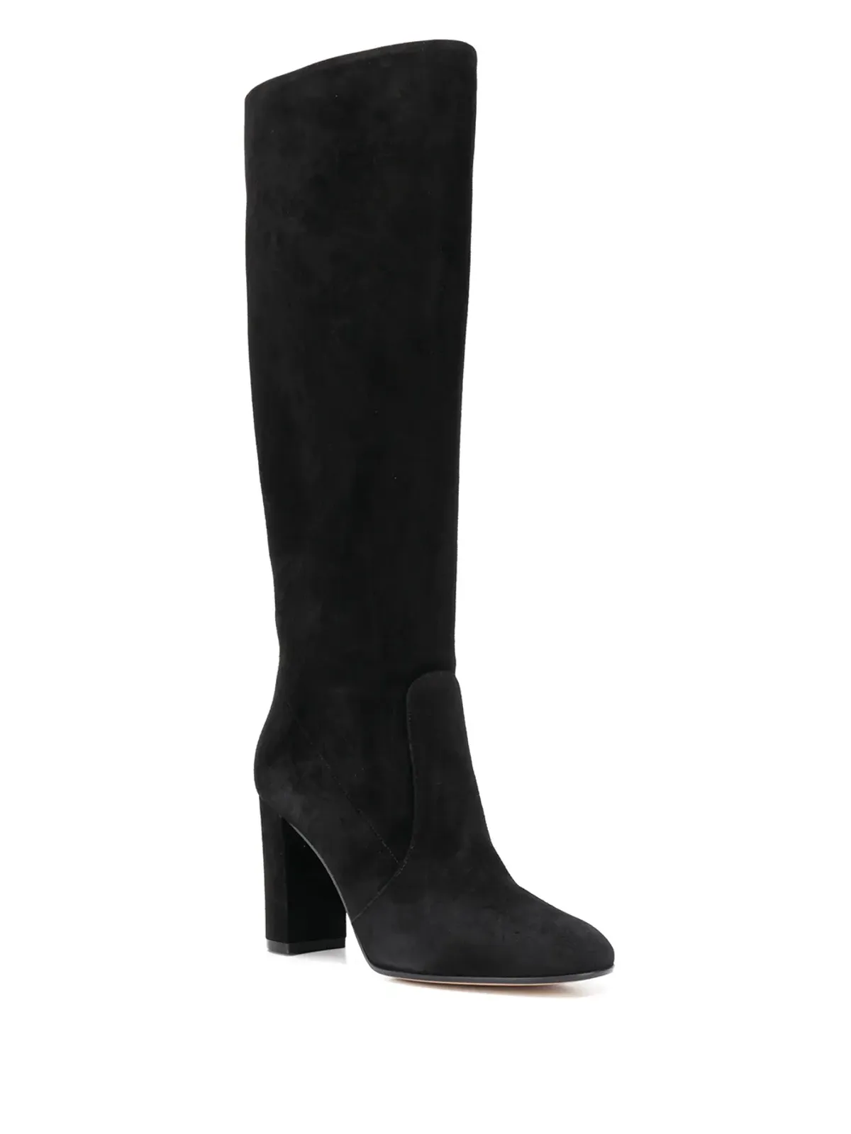Gianvito Rossi グレン 85mm スエード ニーハイブーツ - 画像2