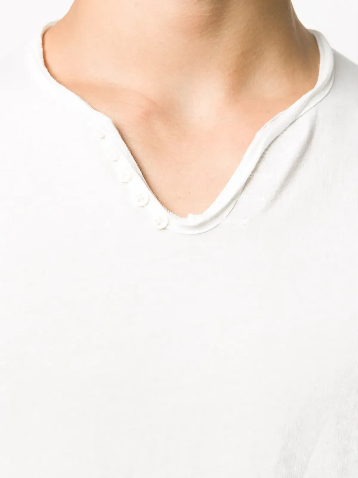 Zadig&Voltaire Monastir ヘンリーネック Tシャツ - 画像5