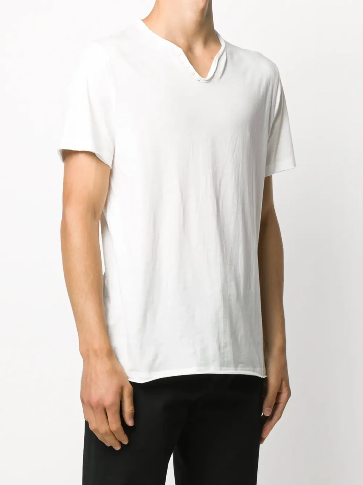 Zadig&Voltaire Monastir ヘンリーネック Tシャツ - 画像3