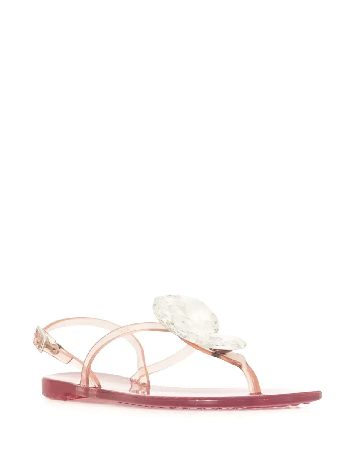 Casadei ハートクリスタル付きサンダル - 画像2