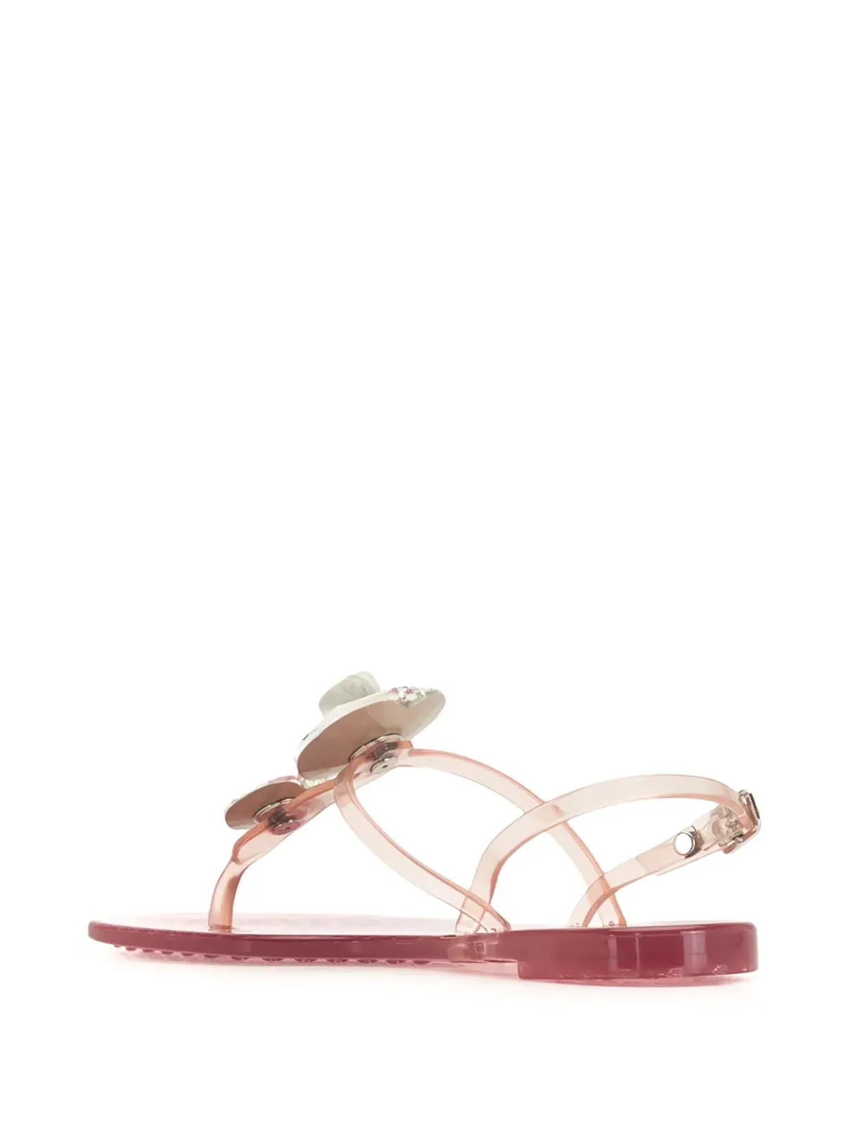 Casadei ハートクリスタル付きサンダル - 画像3