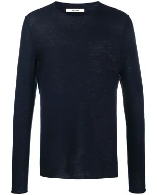 Zadig&Voltaire Teiss ファインニットセーター - ブルー - サムネイル1