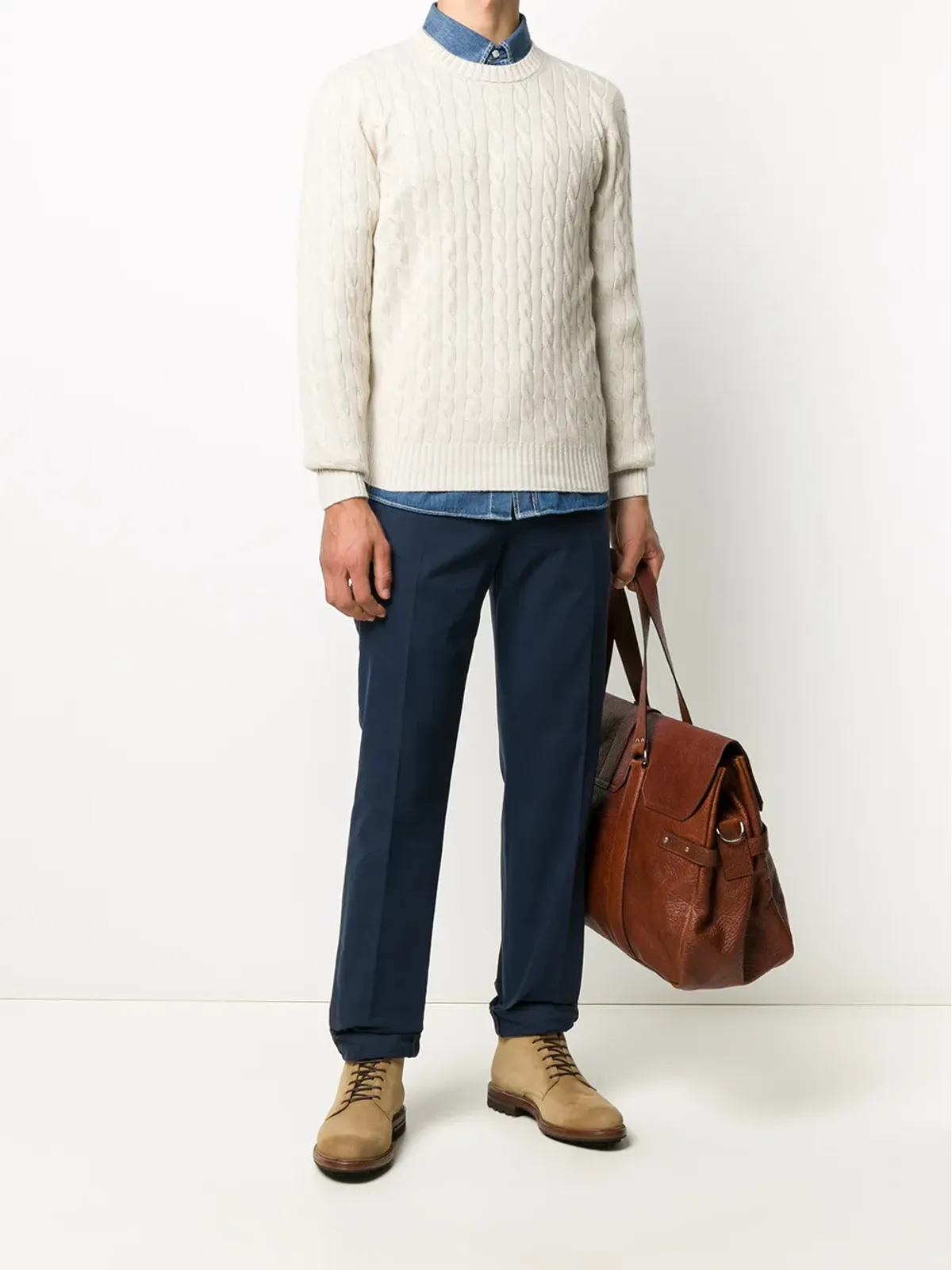 Brunello Cucinelli ケーブルニット ジャンパー - 画像2