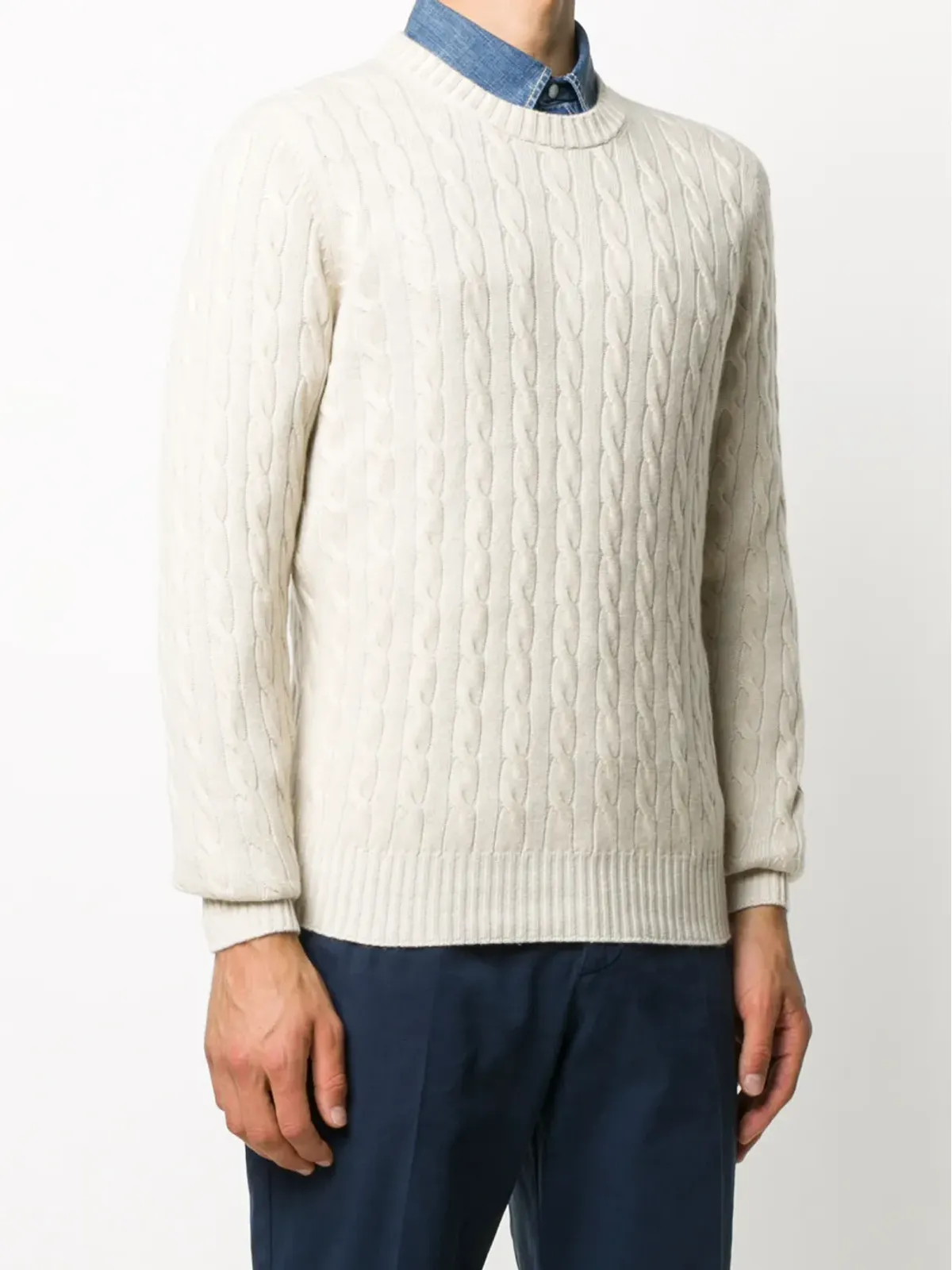 Brunello Cucinelli ケーブルニット ジャンパー - 画像3