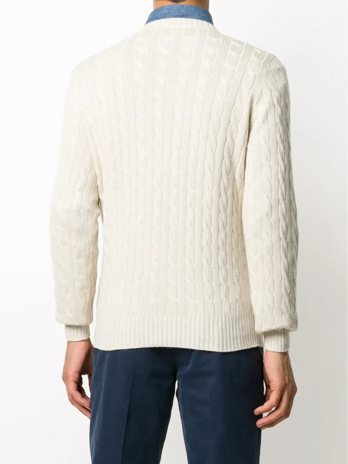 Brunello Cucinelli ケーブルニット ジャンパー - 画像4