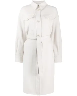 Brunello Cucinelli ベルト付きデニムコート - サムネイル1