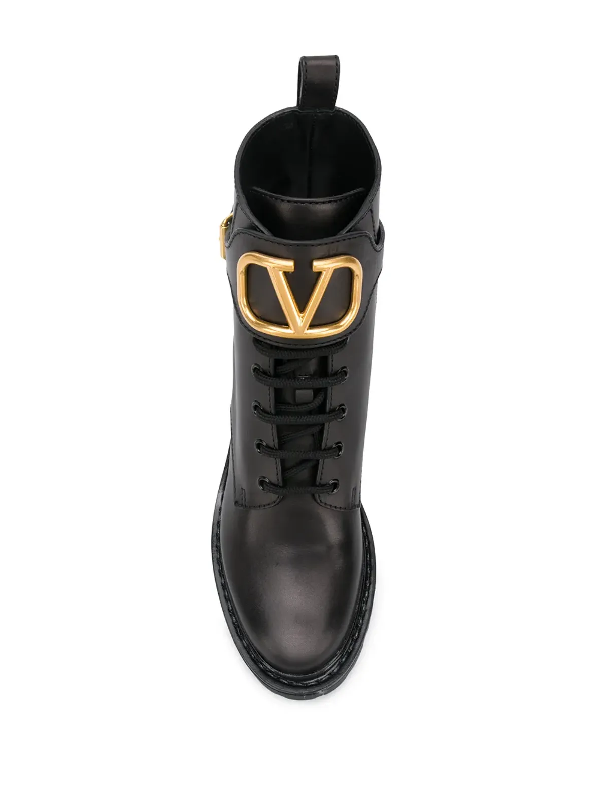 Valentino Garavani 70mm VLogo Signature コンバットブーツ - ブラック - 画像4