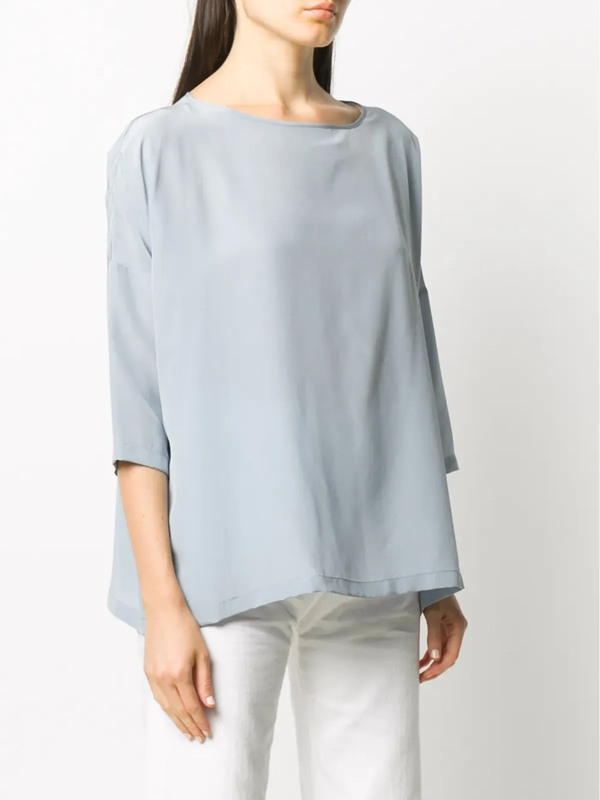 Missoni クロップドスリーブ シルク Tシャツ - 画像3