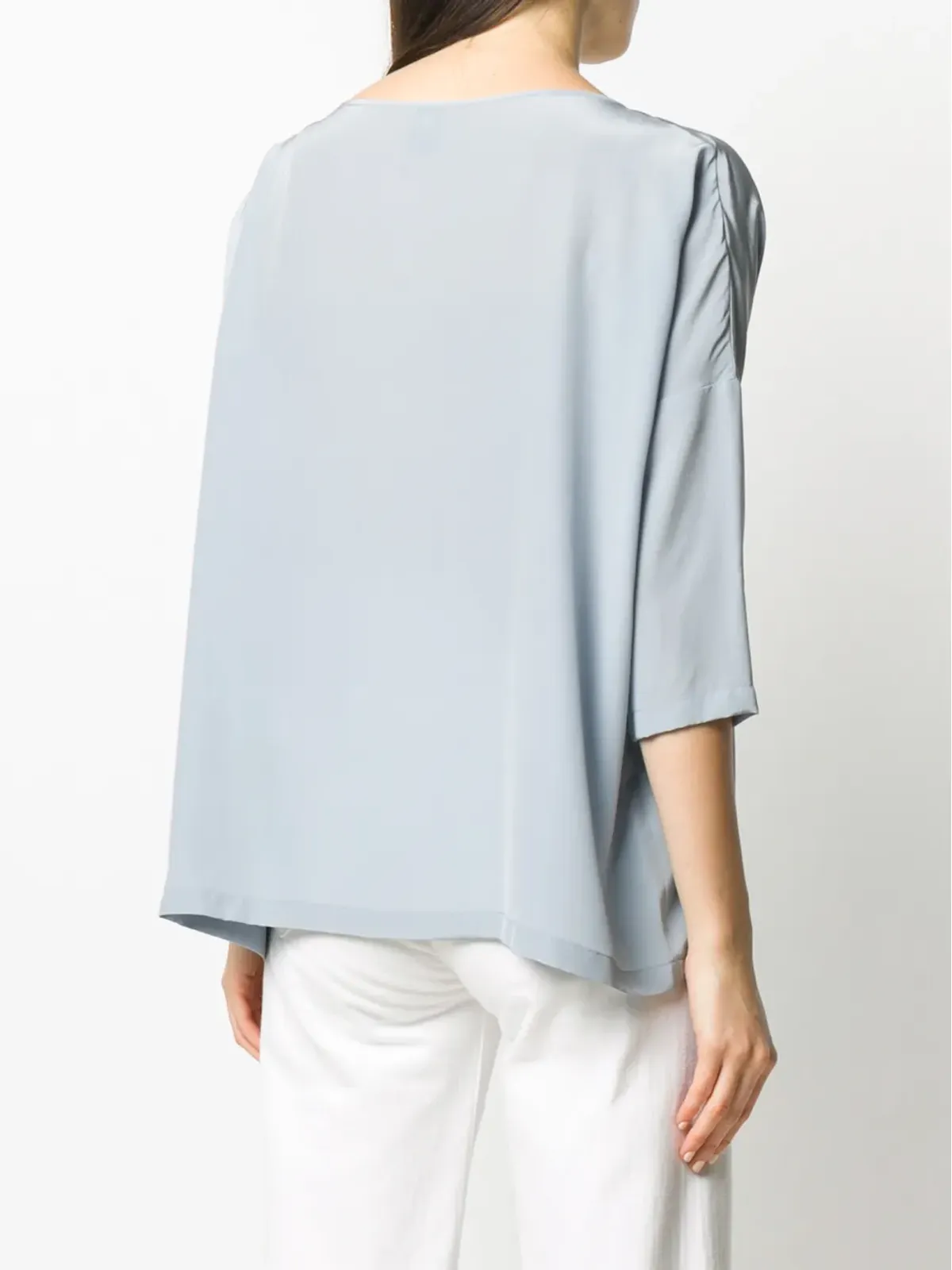 Missoni クロップドスリーブ シルク Tシャツ - 画像4