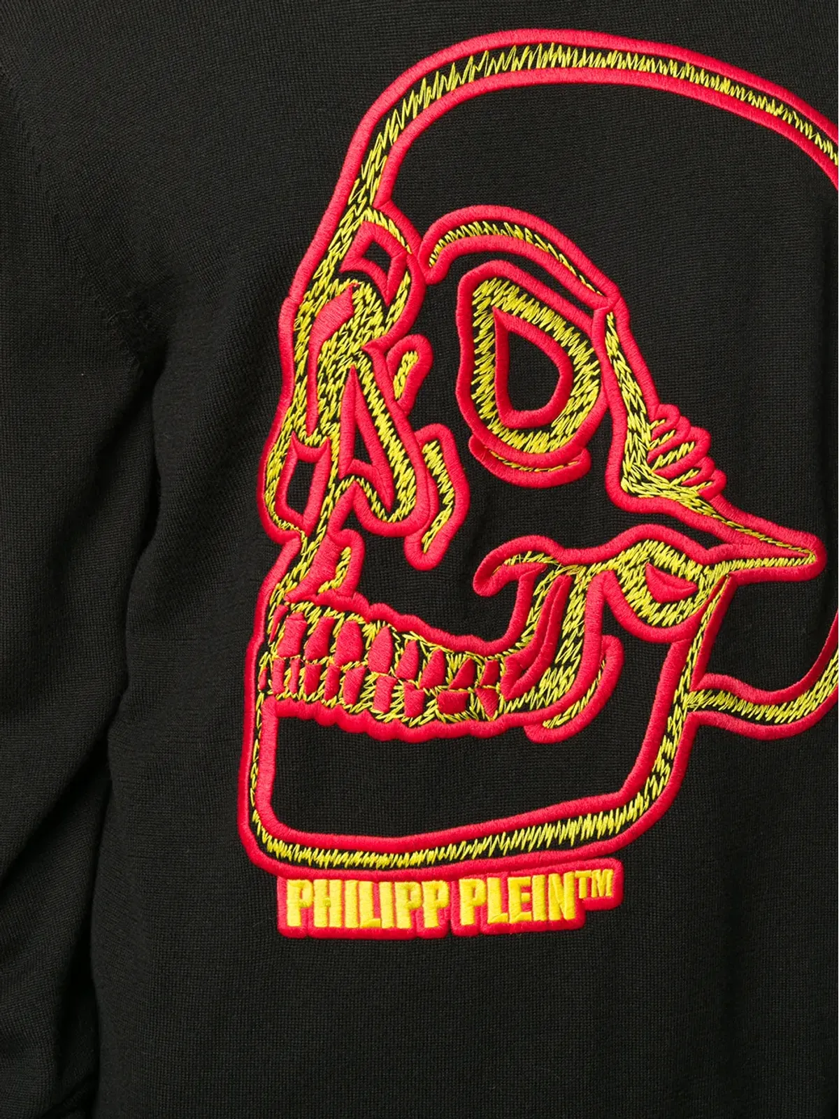 Philipp Plein ロゴスカル刺繍スウェットシャツ - 画像5