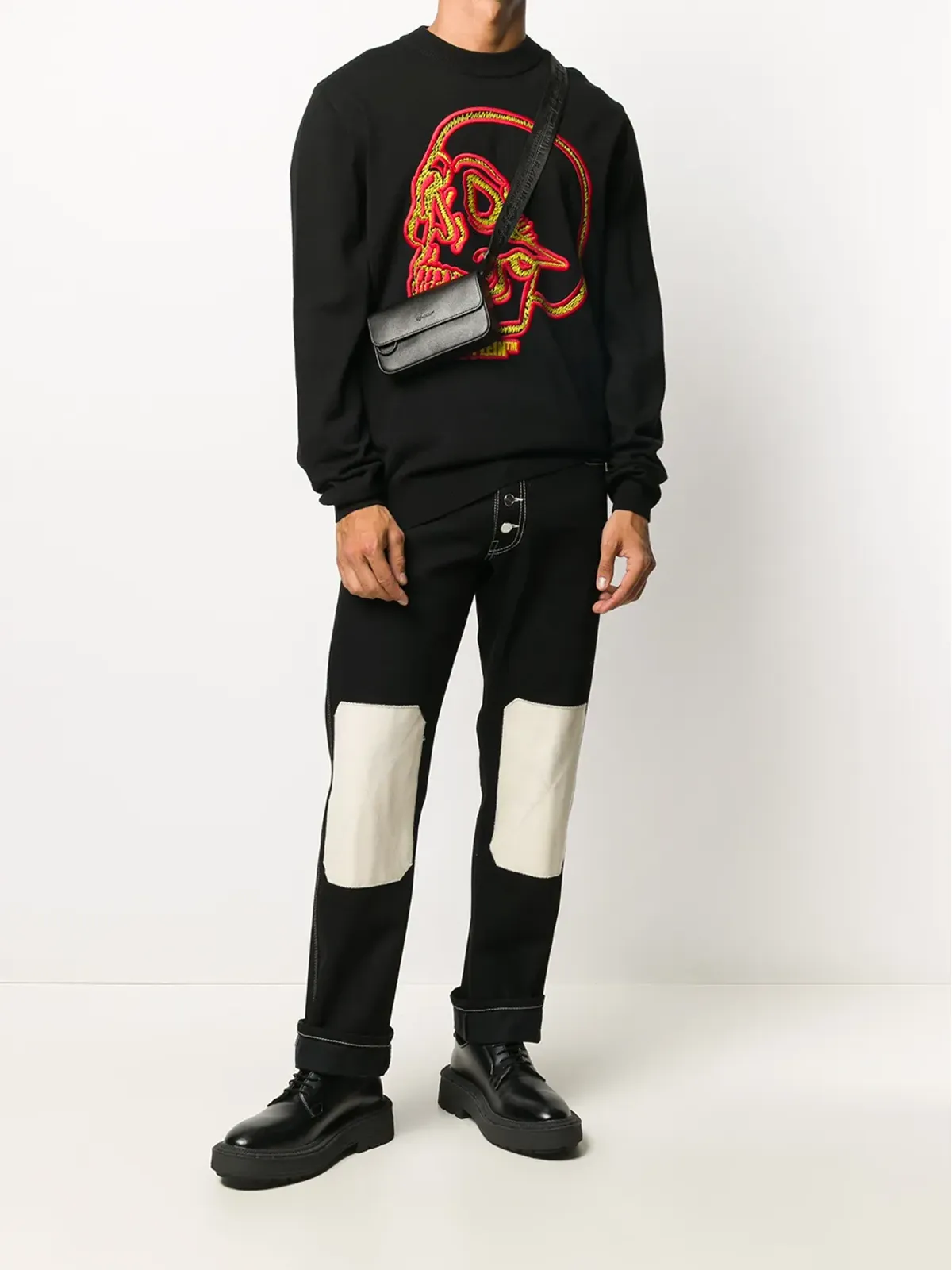 Philipp Plein ロゴスカル刺繍スウェットシャツ - 画像2