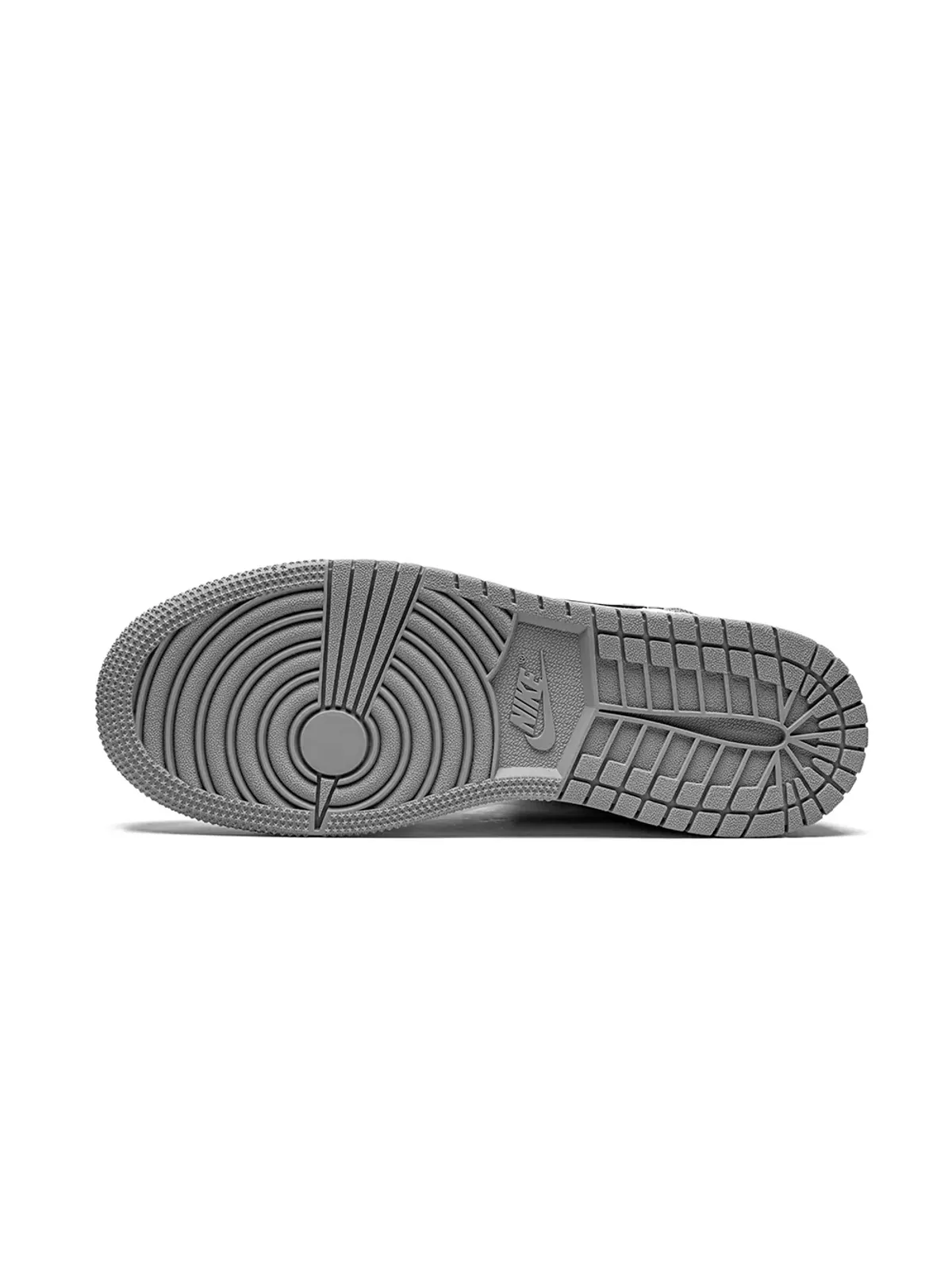 Jordan Kids Air Jordan 1 Mid Light Smoke Grey sneakers - 画像4