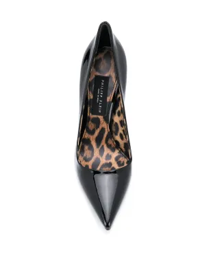 Philipp Plein スカル柄ポインテッドトゥパンプス - サムネイル4