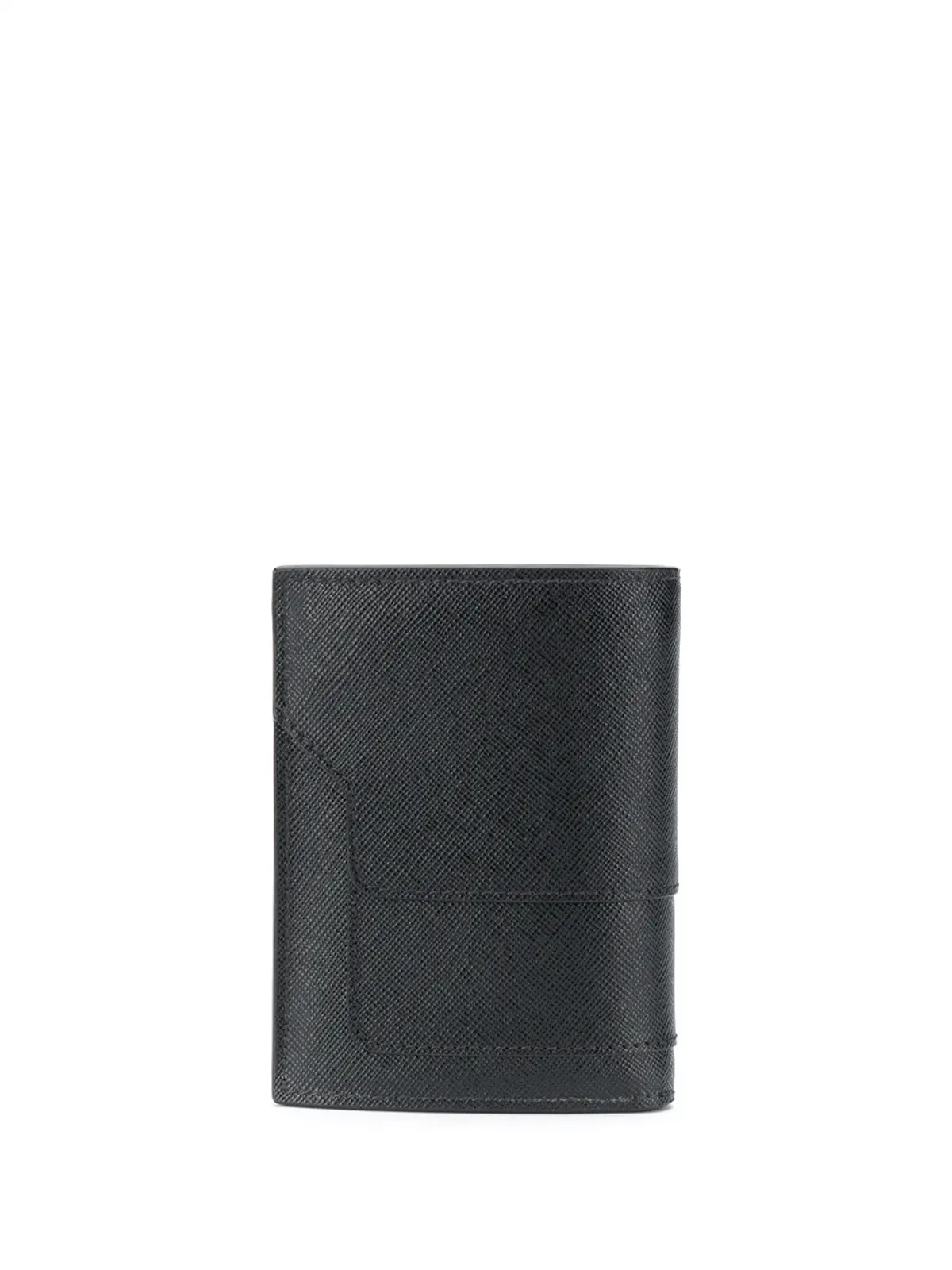 Marni ロゴプリント レザー 二つ折り財布 - ブラック - 画像2