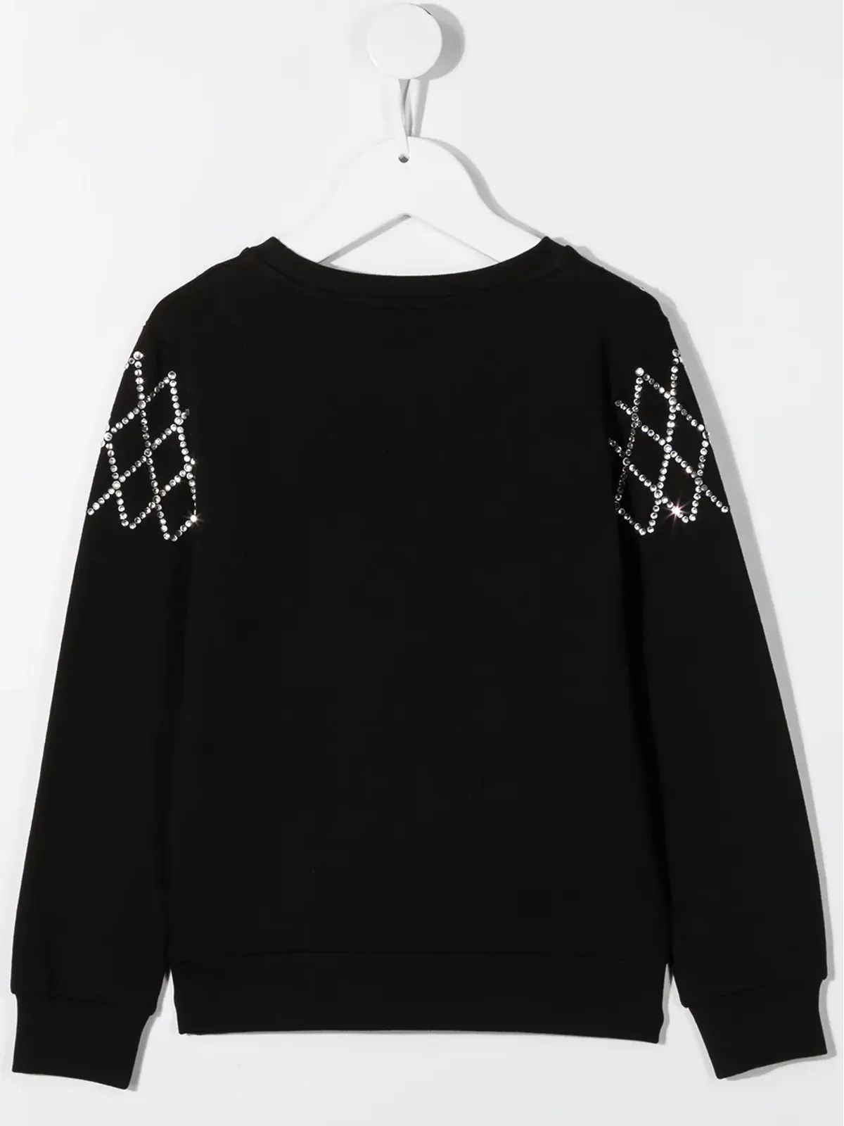 Philipp Plein Junior ラインストーン装飾スウェットシャツ - ブラック - 画像2
