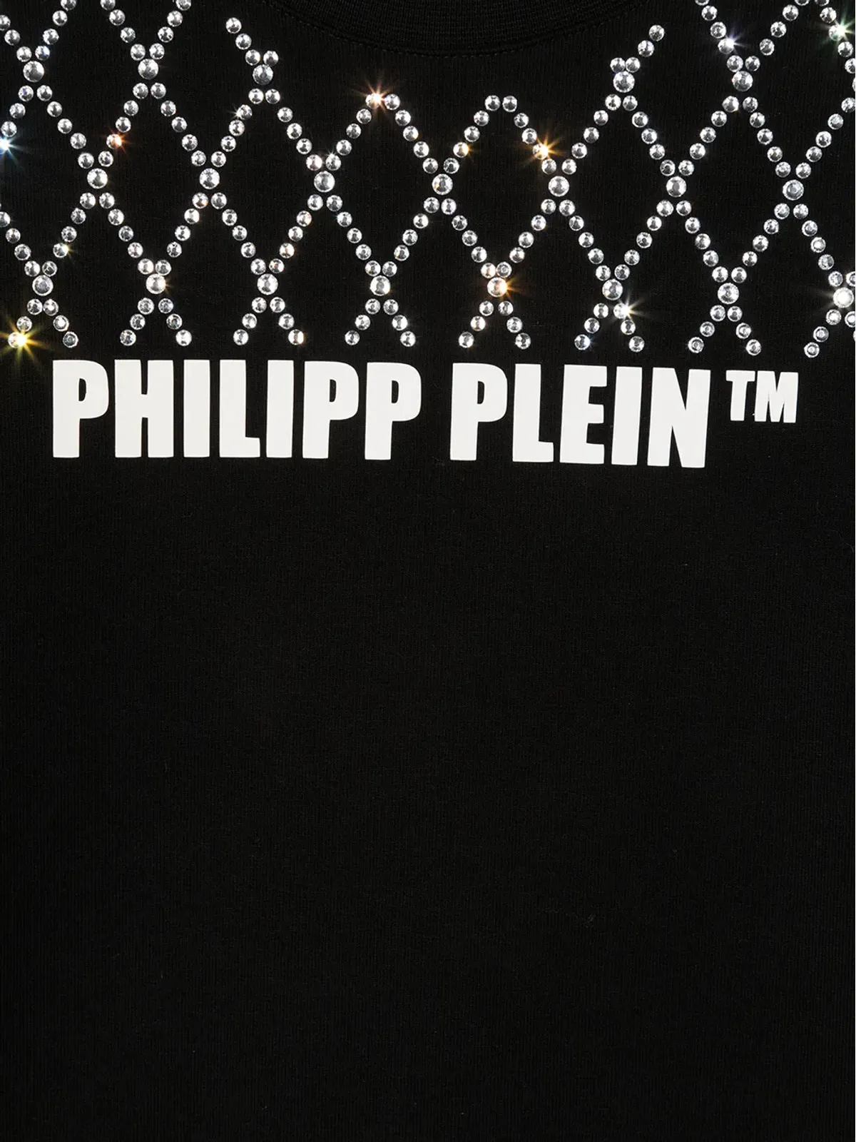 Philipp Plein Junior ラインストーン装飾スウェットシャツ - ブラック - 画像3