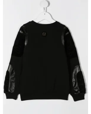 Philipp Plein Junior キルティング仕上げスウェットシャツ - サムネイル2