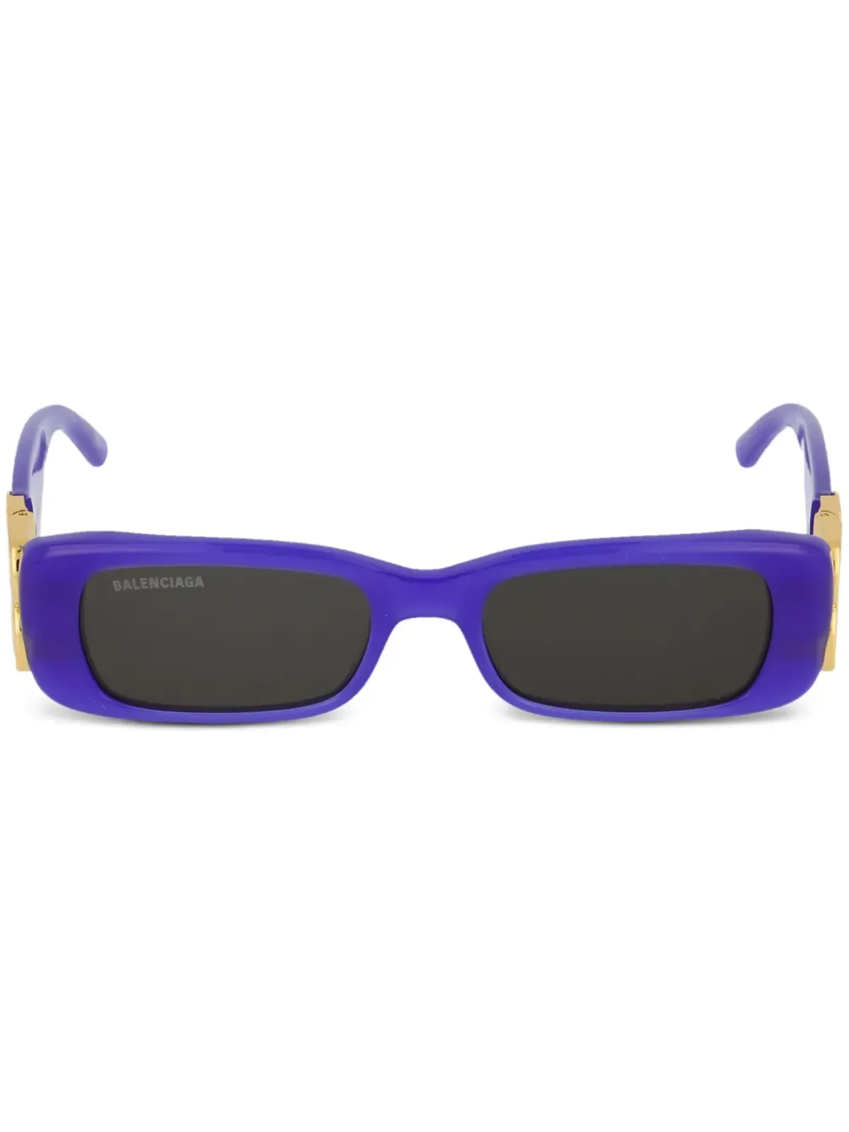 Balenciaga Eyewear rectangle-frame sunglasses - Purple - 画像1