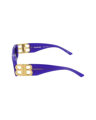 Balenciaga Eyewear rectangle-frame sunglasses - Purple - サムネイル3