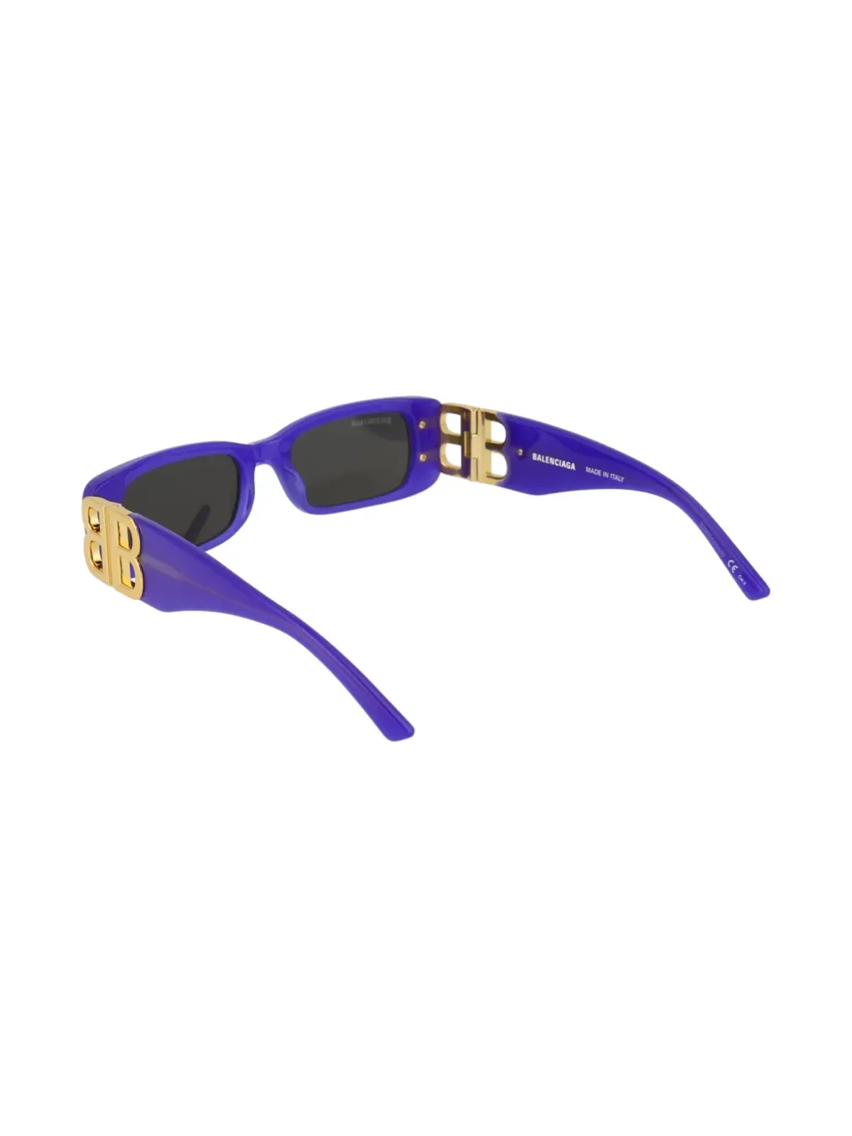 Balenciaga Eyewear rectangle-frame sunglasses - Purple - 画像4