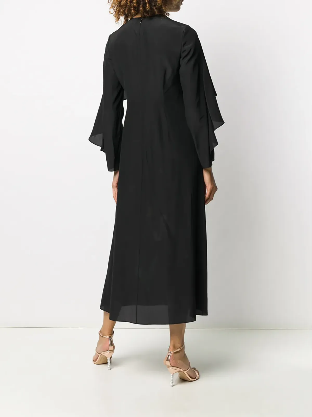 Valentino Garavani 花柄プリント入りミディドレス - 画像4