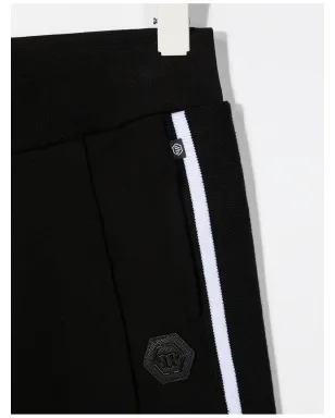 Philipp Plein Junior ストライプサイド トラックパンツ - サムネイル3