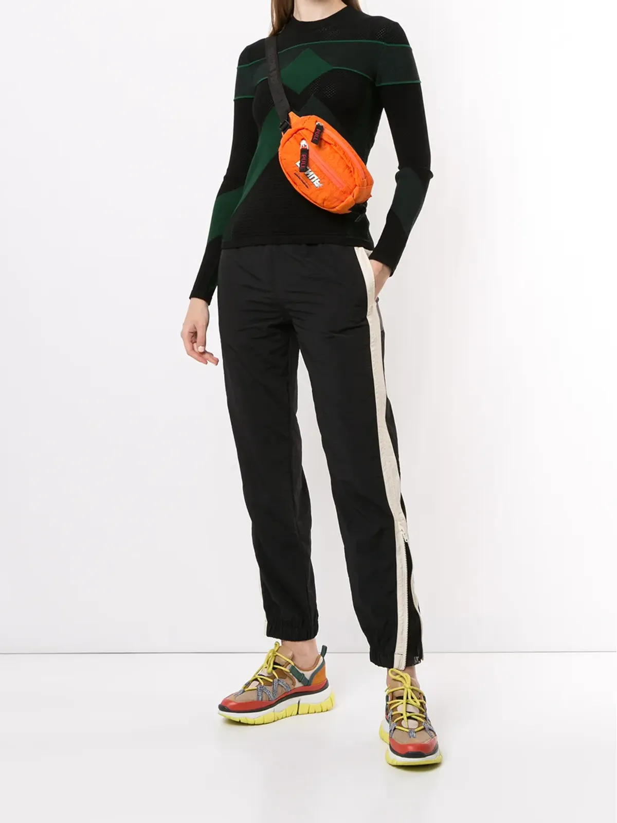 Kenzo サイドジップストライプ トラックパンツ - 画像2