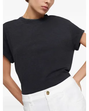 Brunello Cucinelli キーホールディテール Tシャツ - グレー - サムネイル5