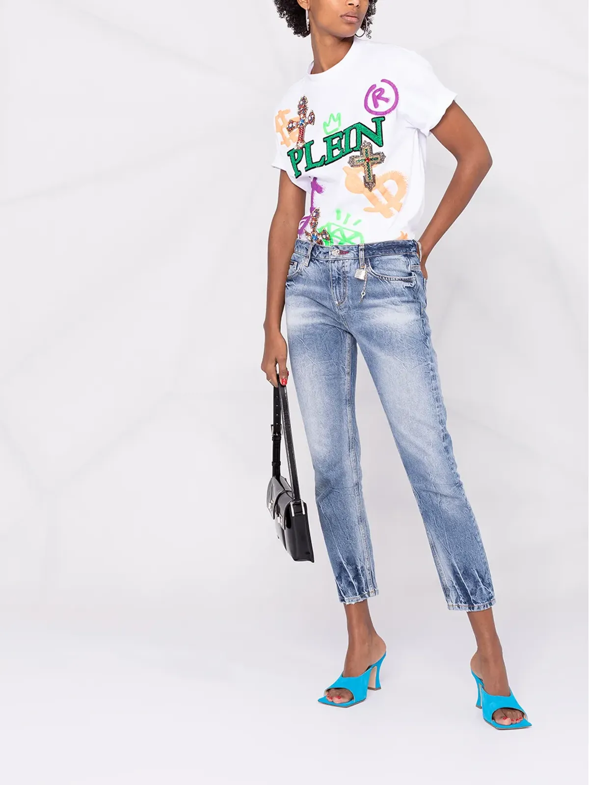 Philipp Plein 刺繍バロック Tシャツ - 画像2